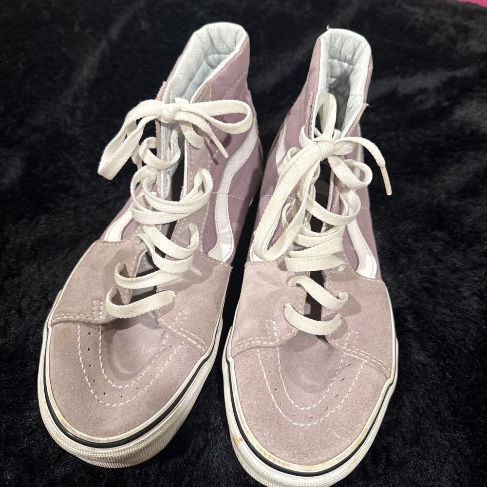 Vans Sk8-HI Purple Womens 8.5 Half Cab Era Authentic Old Skool Slip On Vtg Dc
